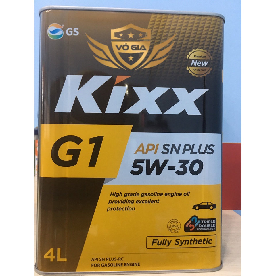 Nhớt KIXX G1 PLUS SN 5W30 FULL TỔNG HỢP DÙNG CHO Ô TÔ MÁY XĂNG