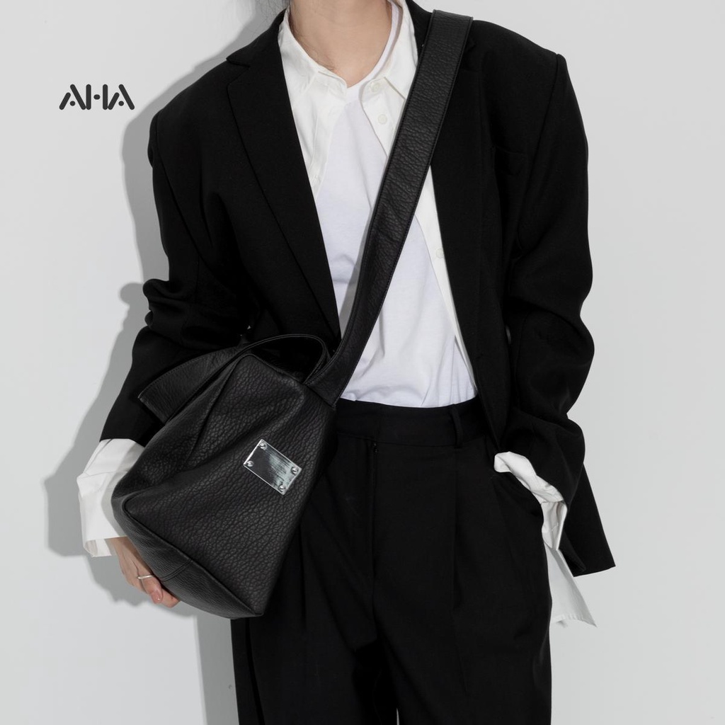 AHA OFFICIAL Túi xách AHA bằng da PU mềm cỡ lớn phong cách thể thao thời trang năng động cho nữ
