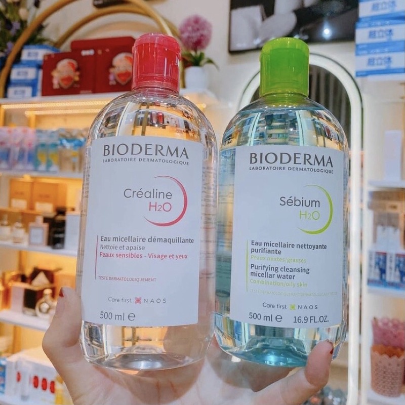 Nước tẩy trang Bioderma cho mọi loại da, làm sạch dịu nhẹ 500ml | BigBuy360 - bigbuy360.vn