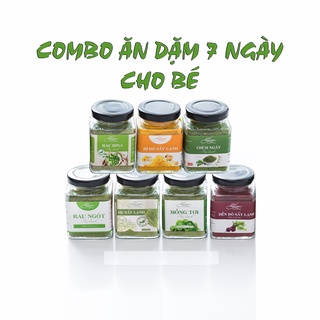 Combo ăn dặm cho bé - Bột rau củ sấy lạnh đầy đủ chất dinh dưỡng LIM