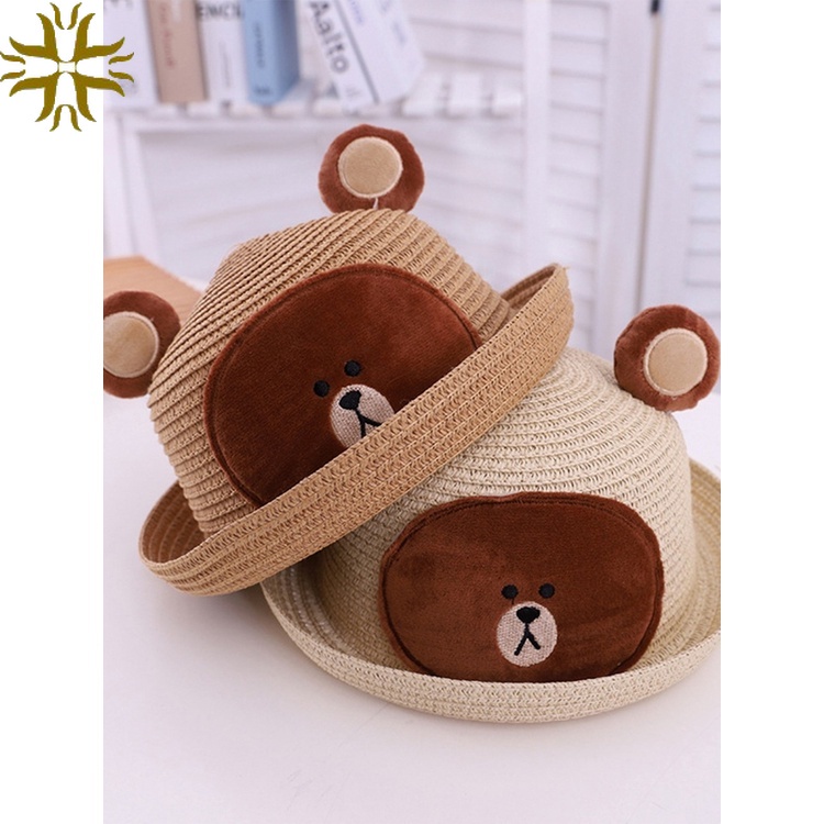 Nón Cối Hình Gấu Đáng Yêu 1-4y / 49-52cm Cho Bé JP3