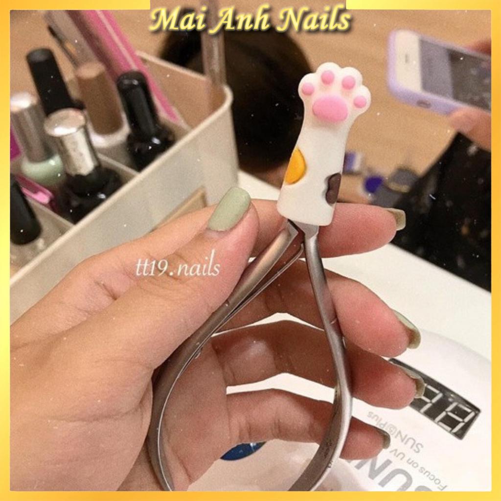 Set tay mèo bọc kìm - Bọc bảo vệ kìm nhặt da MaiAnhNails