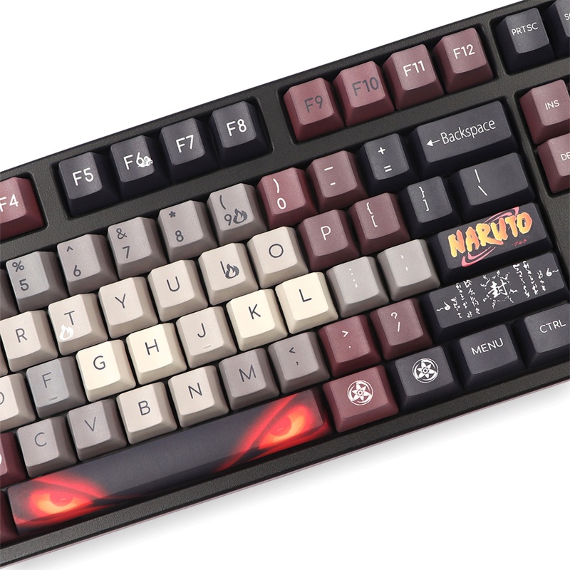 Bàn Phím Cơ OEM PBT 108 Phím Họa Tiết Naruto
