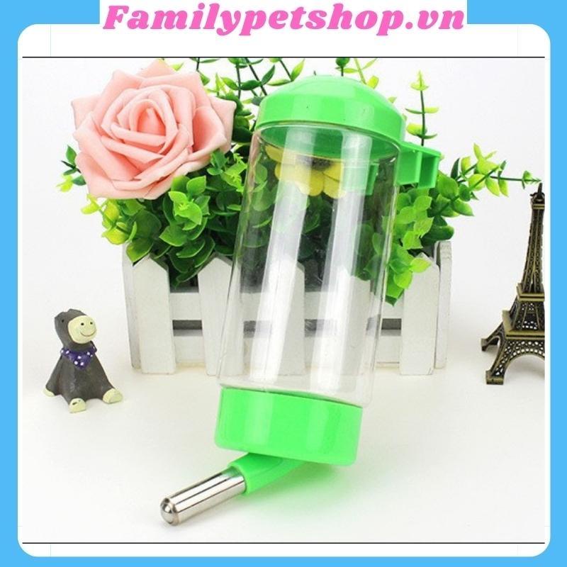 Bình nước cho chó mèoBình nước tự động gắn chuồng 400mlFamilyPetshop.vn