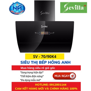 Máy hút mùi âm tủ sevilla sv- 70/90k4 -đa năng, tiết kiệm, an toàn - hàng chính hãng