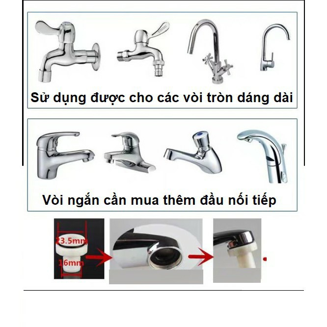 Đầu Lọc Nước Mini 6 Tầng Có Co Tăng Giảm Gắn Được Mọi Loại Vòi- Lọc Nước Trực Tiếp Tại Vòi | BigBuy360 - bigbuy360.vn
