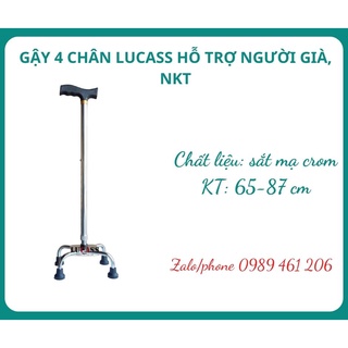 GÂỴ 4 CHÂN HỖ TRỢ NGƯỜI GIÀ LUCASS