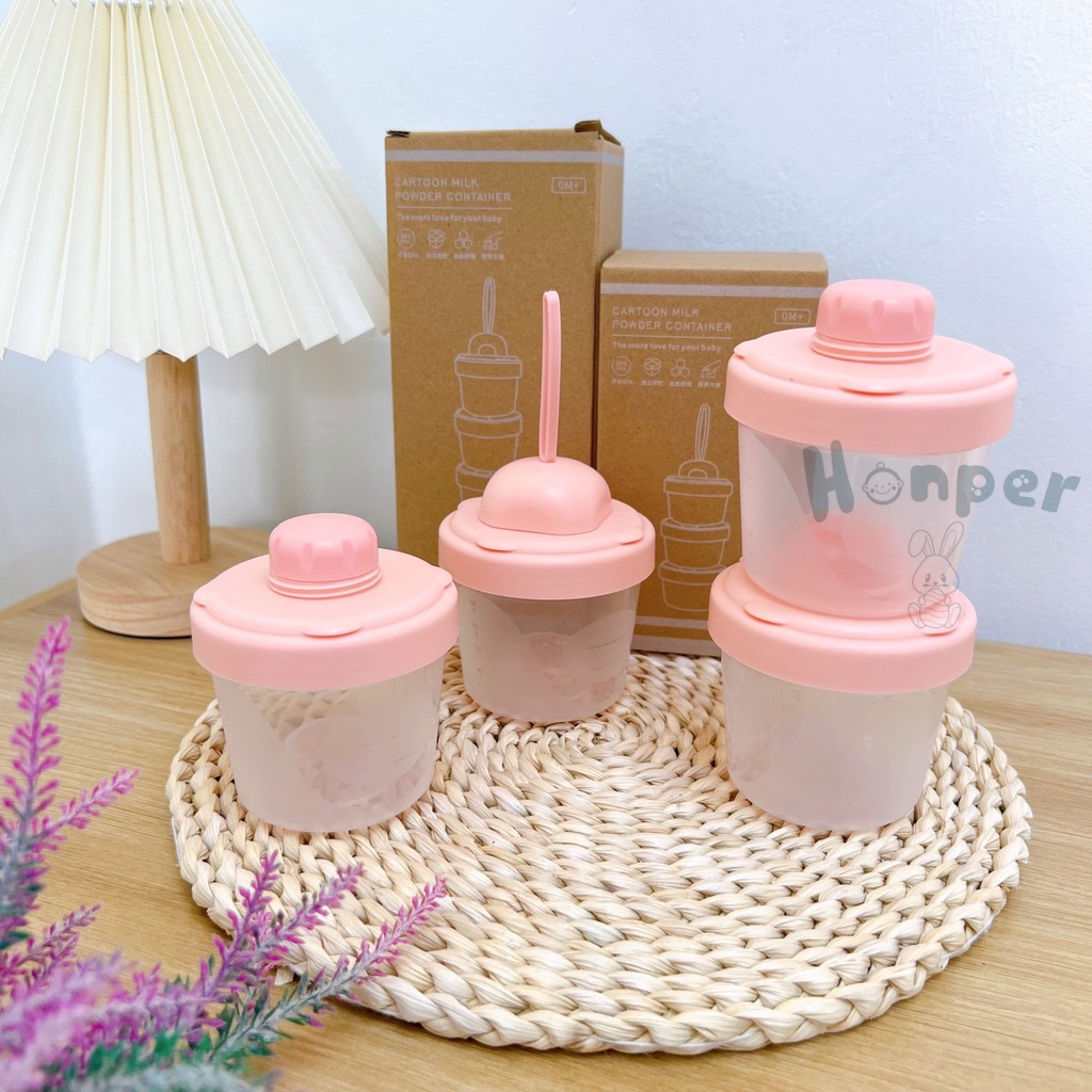 Hộp Chia Sữa 3-4 Tầng Honper,Tiện Lợi Babibu