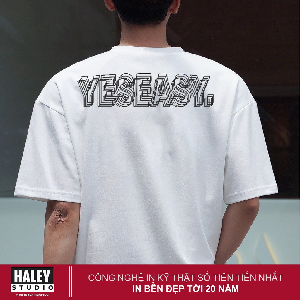 Áo Thun Unisex Form Rộng Nam Nữ Yeseasy phong cách Hàn Quốc TN114 Haley TEECHANCE