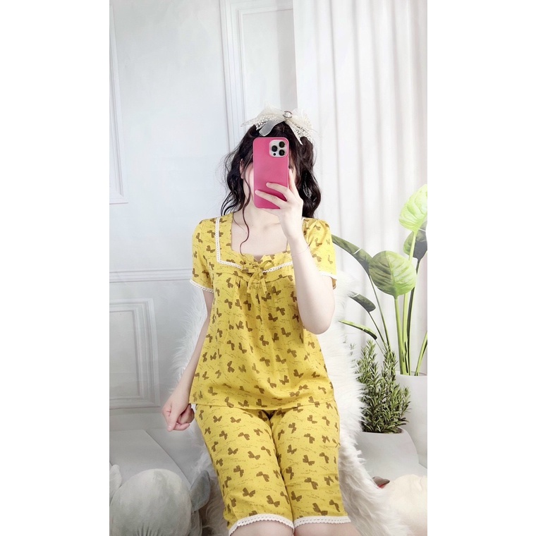 Đồ bộ ngố mặc nhà, bộ mặc nhà Pijama dễ thương JUSTBE79