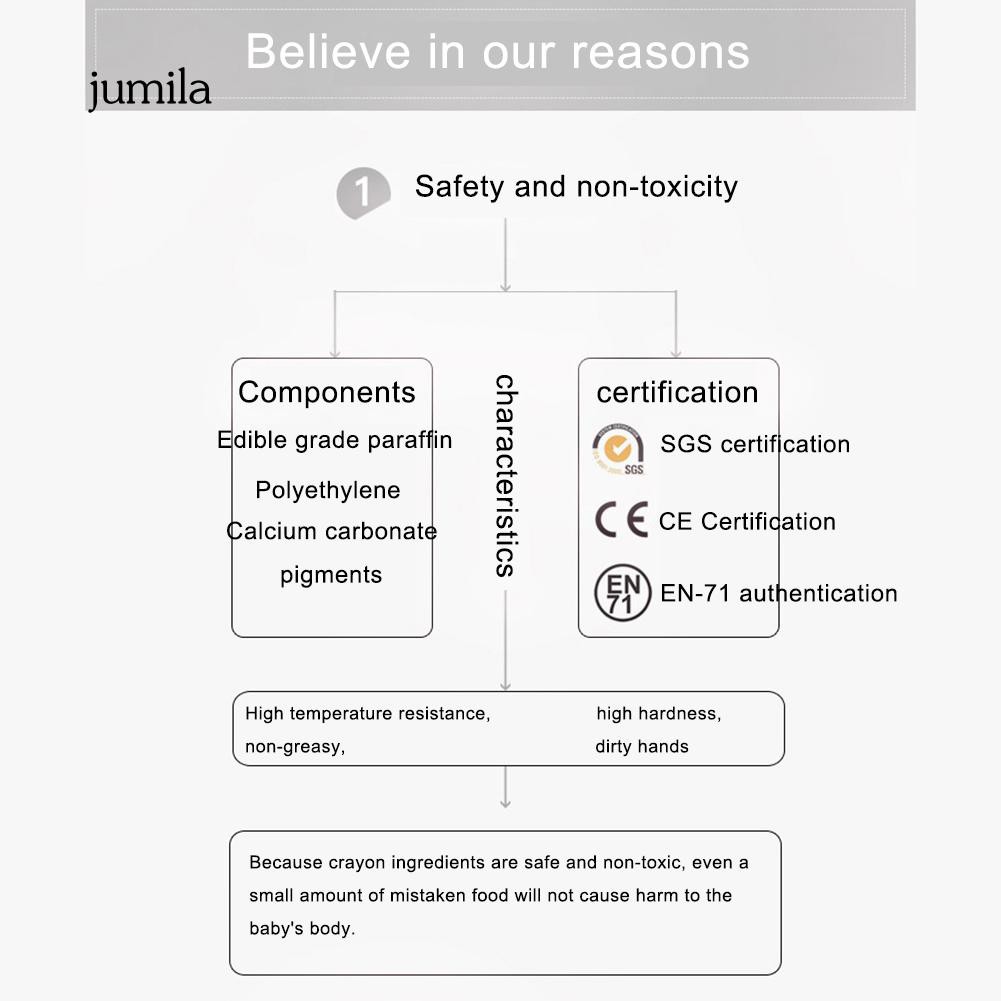 Set 24 cây bút màu sáp nhiều màu sắc nổi bật cho bé