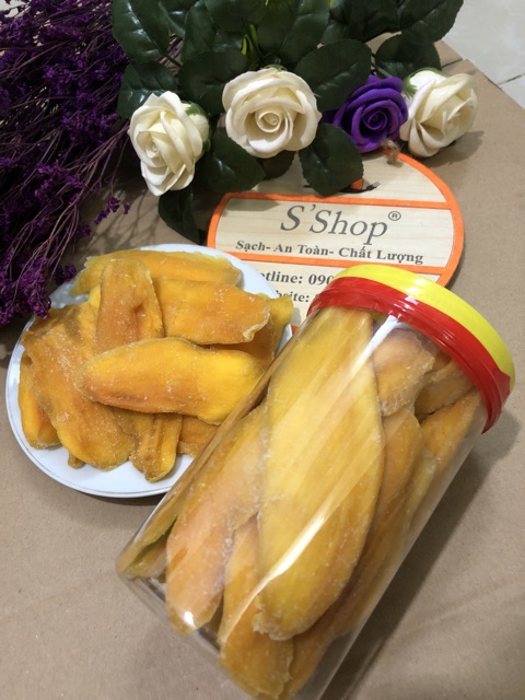 Siêu phẩm xoài cát miền tây sấy dẻo nguyên vị
