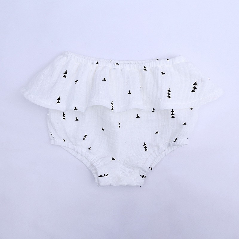 Quần short cotton in họa tiết hoa dành cho bé gái