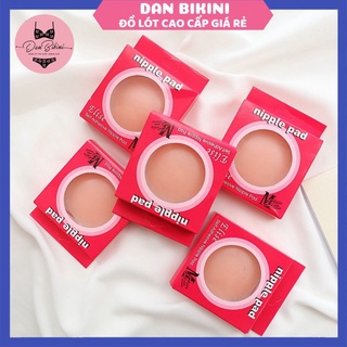 Miếng Dán Ngực ❤️FREESHIP❤️ Miếng dán ti silicon hộp hồng siêu mỏng mềm nhẹ