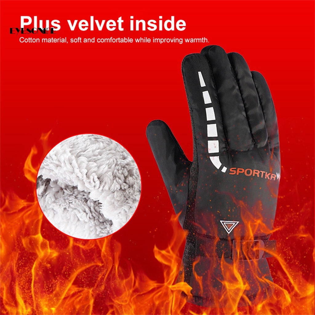 Găng tay trượt tuyết có thể sử dụng cảm ứng màn hình điện thoại thời trang mùa đông cho nam