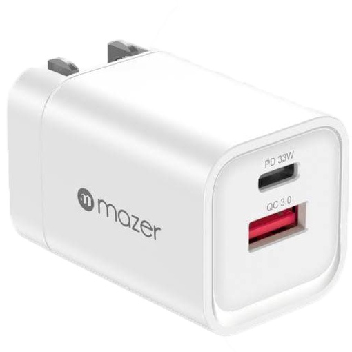 Combo Củ Sạc Mazer 33W và Dây Cáp Mazer USB-C to iP 1.25m
