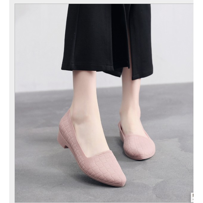 giày nhựa cao su mềm kiểu dáng công sở thoáng khí | BigBuy360 - bigbuy360.vn