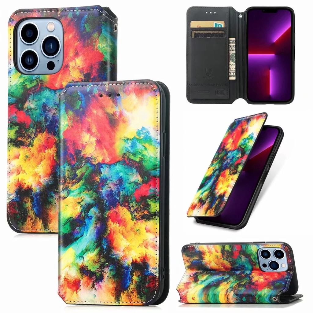 Ốp Điện Thoại Da Kiểu Ví Chống Sốc Chống Rơi Cho iPhone 11 Pro max XS max Xr X/XS 6Plus/7Plus/8Plus
