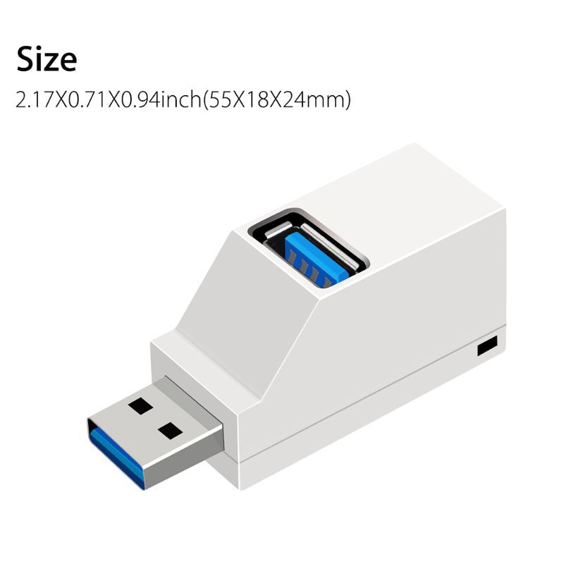 Đầu Đọc Thẻ Nhớ 3 Cổng Usb 2.0 / 3.0 Cho Iphone 7 8 X