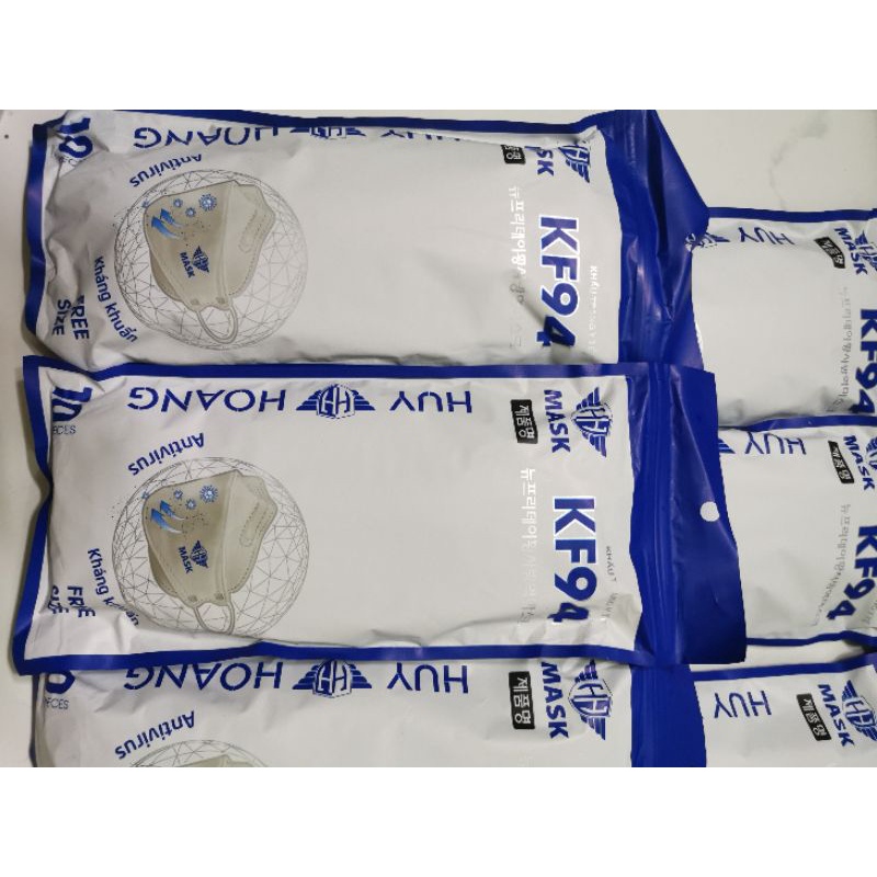 Set 10 khẩu trang KF 94 người lớn