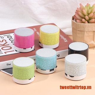 Loa trtop mini bluetooth không dây có đèn led phát nhạc mp3