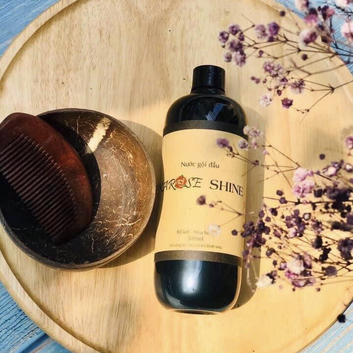 Nước Gội Đầu Bồ Kết - Hoa Hồng Karose Shine 500ml