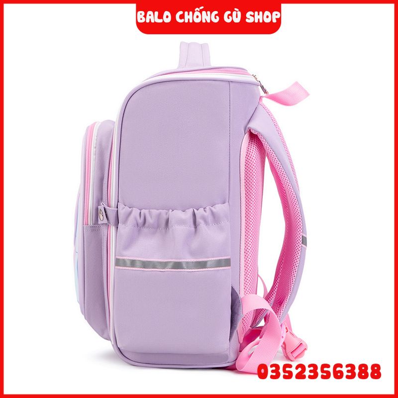 Balo chống gù tiểu học cho bé trai gái, Cặp sách đi học nam nữ cấp 1 hàng cao cấp mẫu mới nhất, ba lô cho bé