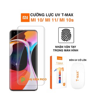 Cường lực Xiaomi Mi 10 | Mi 10s | Mi 11 | Mi 11 Ultra nhận vân tay màn hình đèn UV cỡ lớn T-Max - Dán dán mình Xiaomi