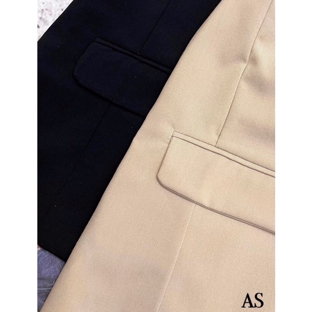 [Ảnh tật]  Áo khoác blazer 2 lớp phong cách Hàn Quốc