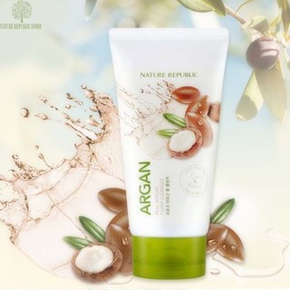 Sữa Rửa Mặt Chiết Xuất Dầu Argan Real Nature Argan Foam Cleanser