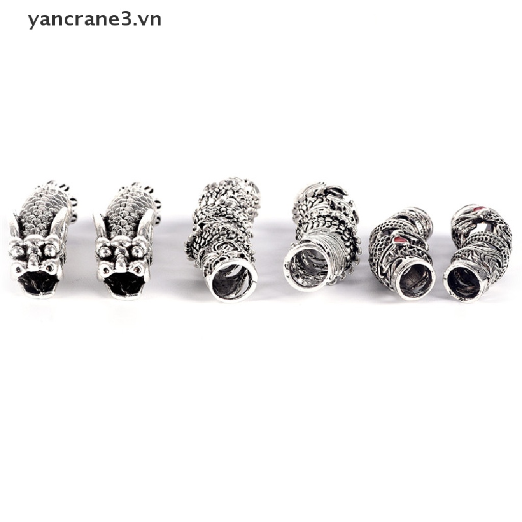 {YAN3} Nhẫn Hạt Dreadlock Rồng Cổ Điển Làm Trang Sức Thủ Công DIY {yancrane3.vn}