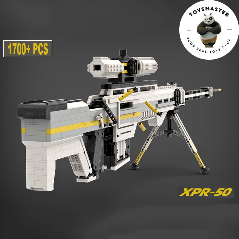 Đồ Chơi Lắp Ráp Kiểu LEGO Súng Mô Hình PUBG XPR-50 Với 1700+ Mảnh Ghép,Bản Thiết Kế Tiêu Chuẩn Kevin 183