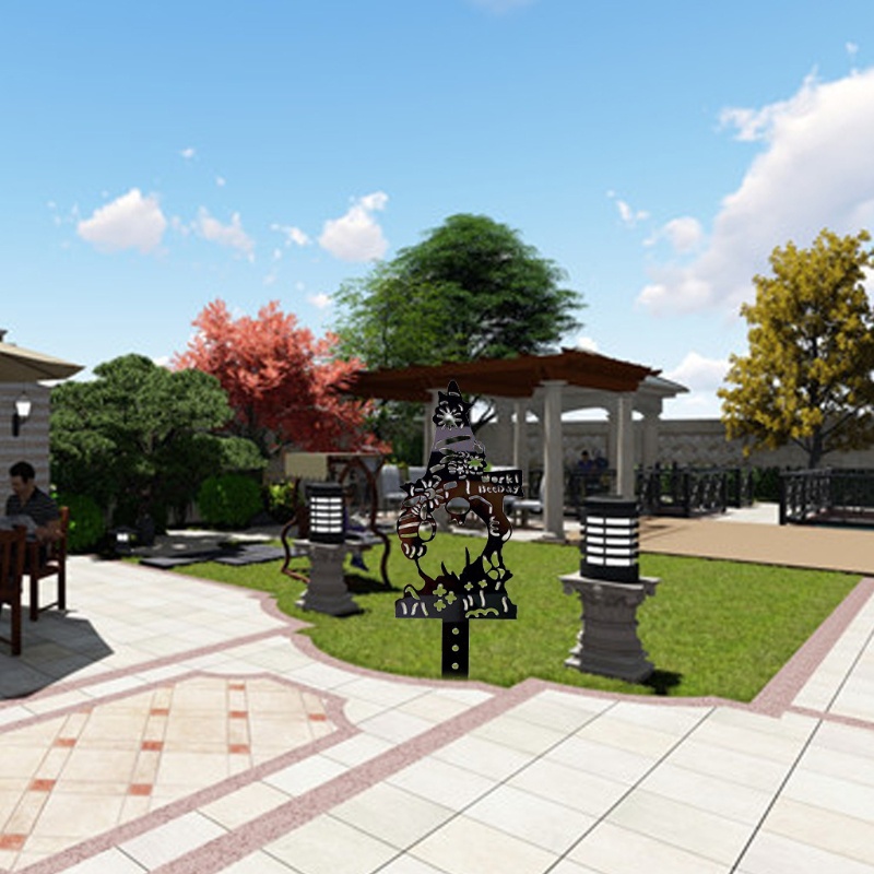 Bảng Hiệu Bằng Acrylic Trang Trí Sân Vườn Giáng Sinh