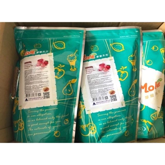 Bột Pudding Dâu MOLE Maulin 1Kg - [TIỆN LỢI] - SP000781 - Nguyên liệu trà sữa HIỆP PHÁT