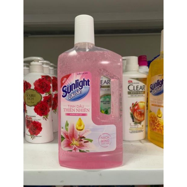 Mẫu mới ] Nước lau sàn Sunlight chai 1kg có 2 mầu như hình
