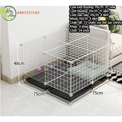 CHUỒNG CHÓ, MÈO, THỎ LẮP GHÉP