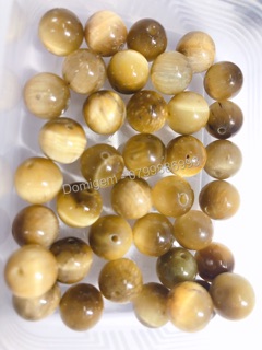 Hạt đá màu vàng mix vòng tay (1 hạt)