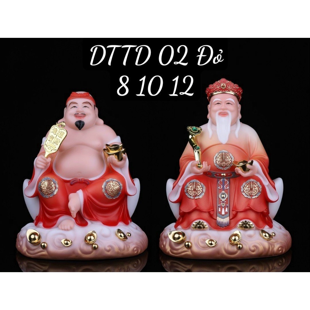 Cặp Tài Địa cao 25cm - Thần Tài Thổ Địa Phong Thuỷ Chiêu Tài cao cấp
