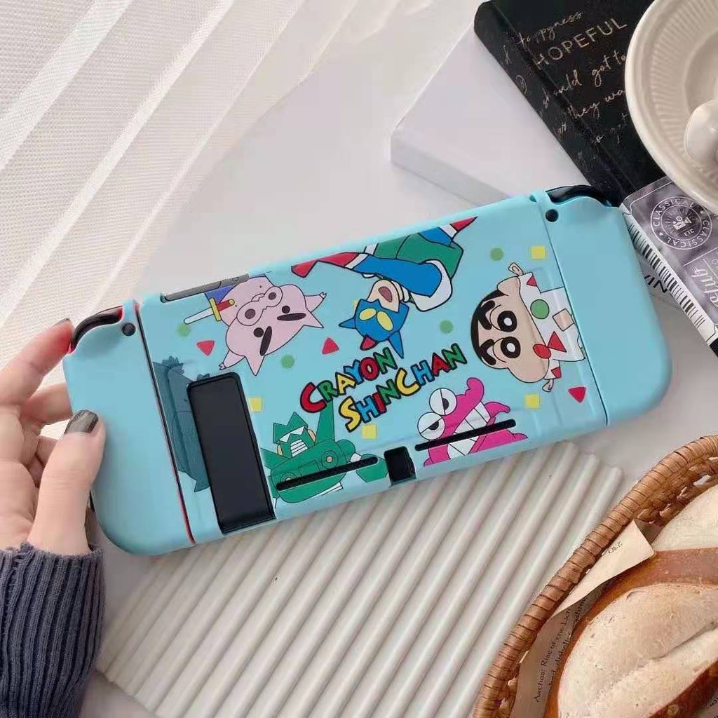 Vỏ Tpu Bảo Vệ Máy Chơi Game Cầm Tay In Hình Cậu Bé Bút Chì Shin-chan Dễ Thương