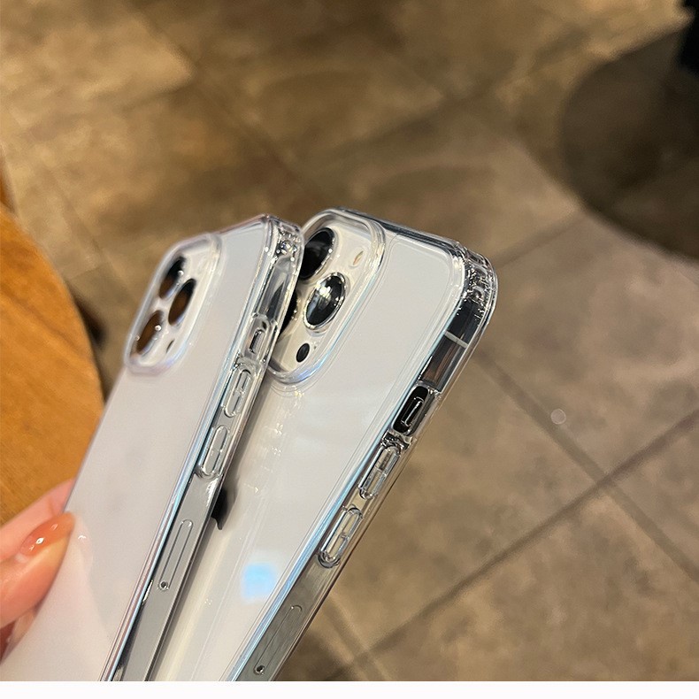 Ốp Điện Thoại TPU Trong Suốt Cho compatible iPhone 13 pro 13promax 11 7plus 8plus xr xs 13 12 pro