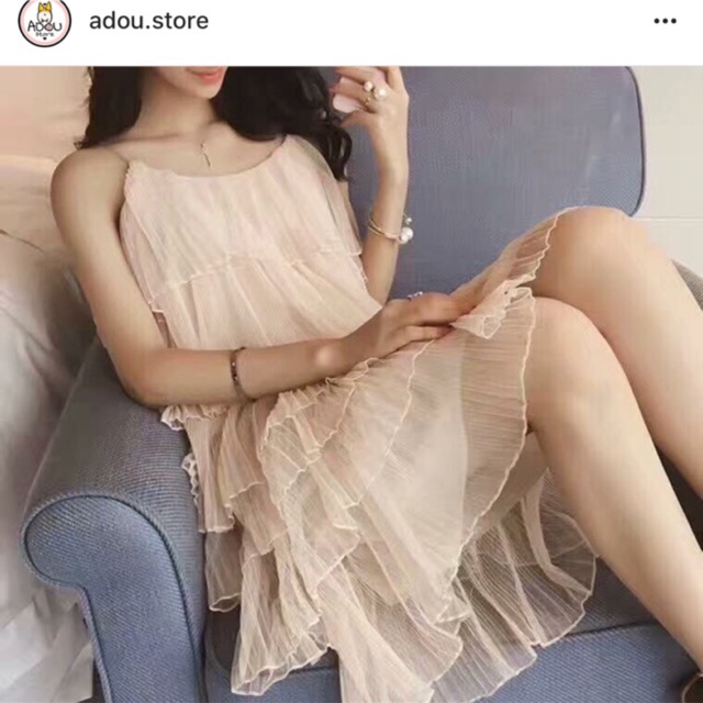 Đầm lưới tầng sexy nữ tính