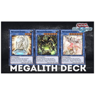 Yugioh - Bộ Bài Megalith Tiếng Nhật - Đầy đủ, tặng bọc 2 lớp