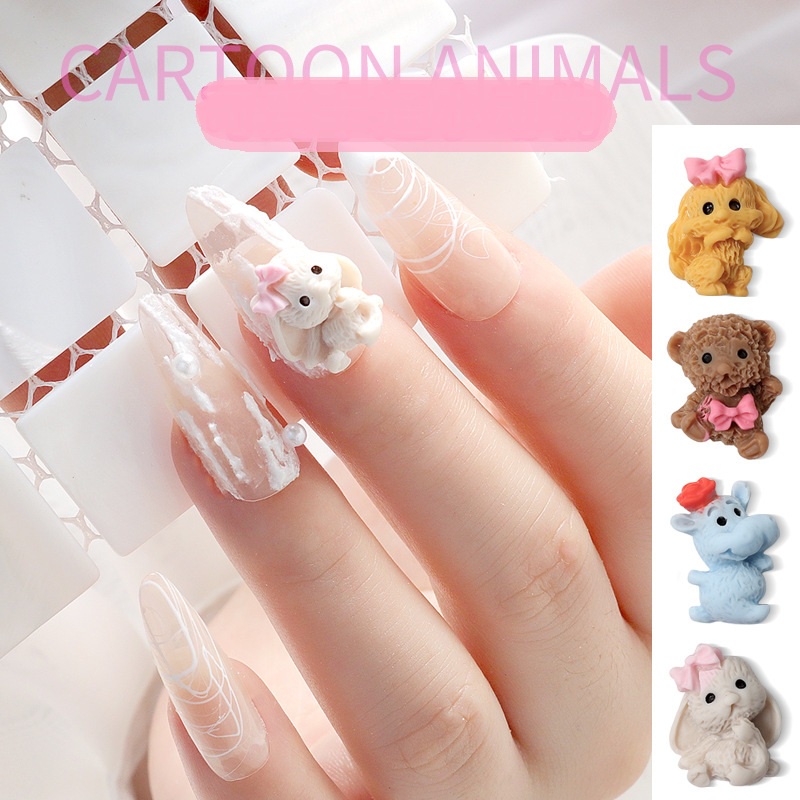 Charm hoạt hình, Charm nail trang trí móng, Charm hoạt hình trang trí