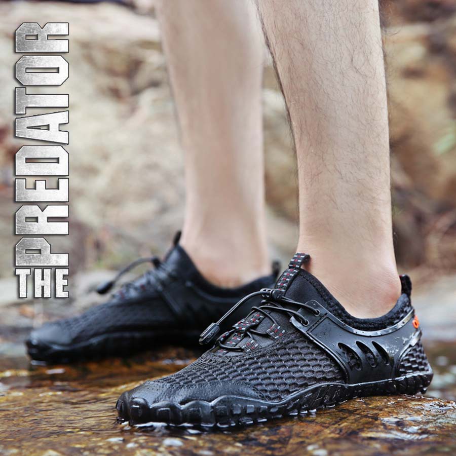 GIÀY ĐI PHƯỢT 🔥 MÀU ĐEN_TREKKING 🔥 LEO NÚI_LỘI SUỐI_TẬP GYM_YOGA 🔥 ĐẾ CAO SU_VẢI LƯỚI MESH | BigBuy360 - bigbuy360.vn