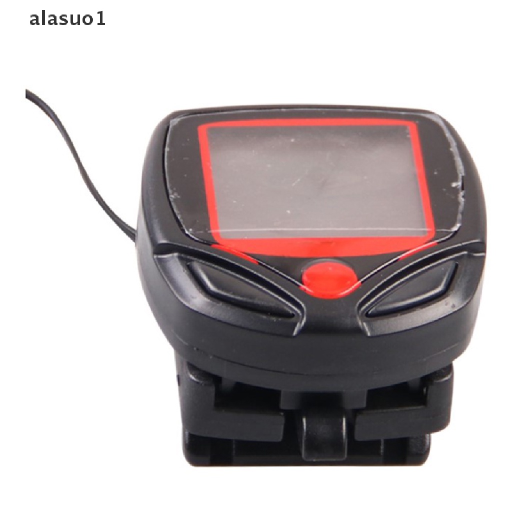 Đồng Hồ Đo Tốc Độ Xe Đạp alasuo1 Màn Hình Lcd Kỹ Thuật Số Chống Thấm Nước