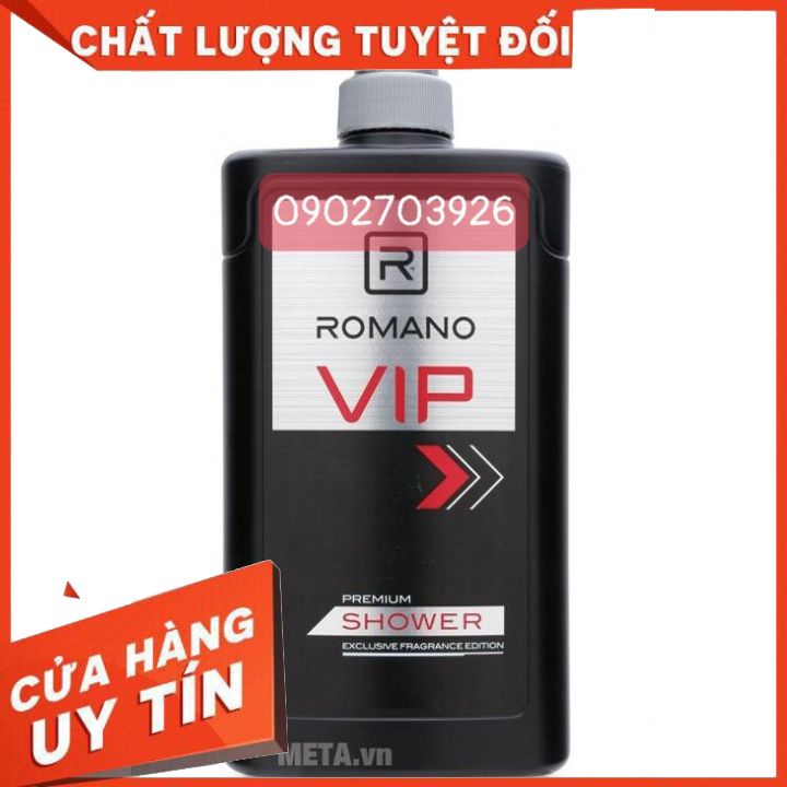 (chính hãng) Sữa tắm Romano chai 650g Romano -đủ màu-hương thơm nam tính-giữ mùi lâu