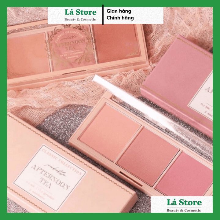 Bảng Phấn Má 3 màu I'm Meme Afternoon Tea Blusher Palette