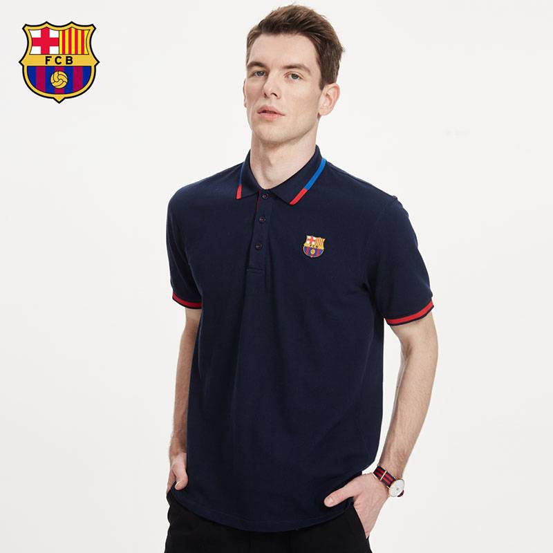 Np2 Barcelona Fc. Áo Thun Polo Plus Size PN2 Phong Cách Bóng Đá Cổ Điển