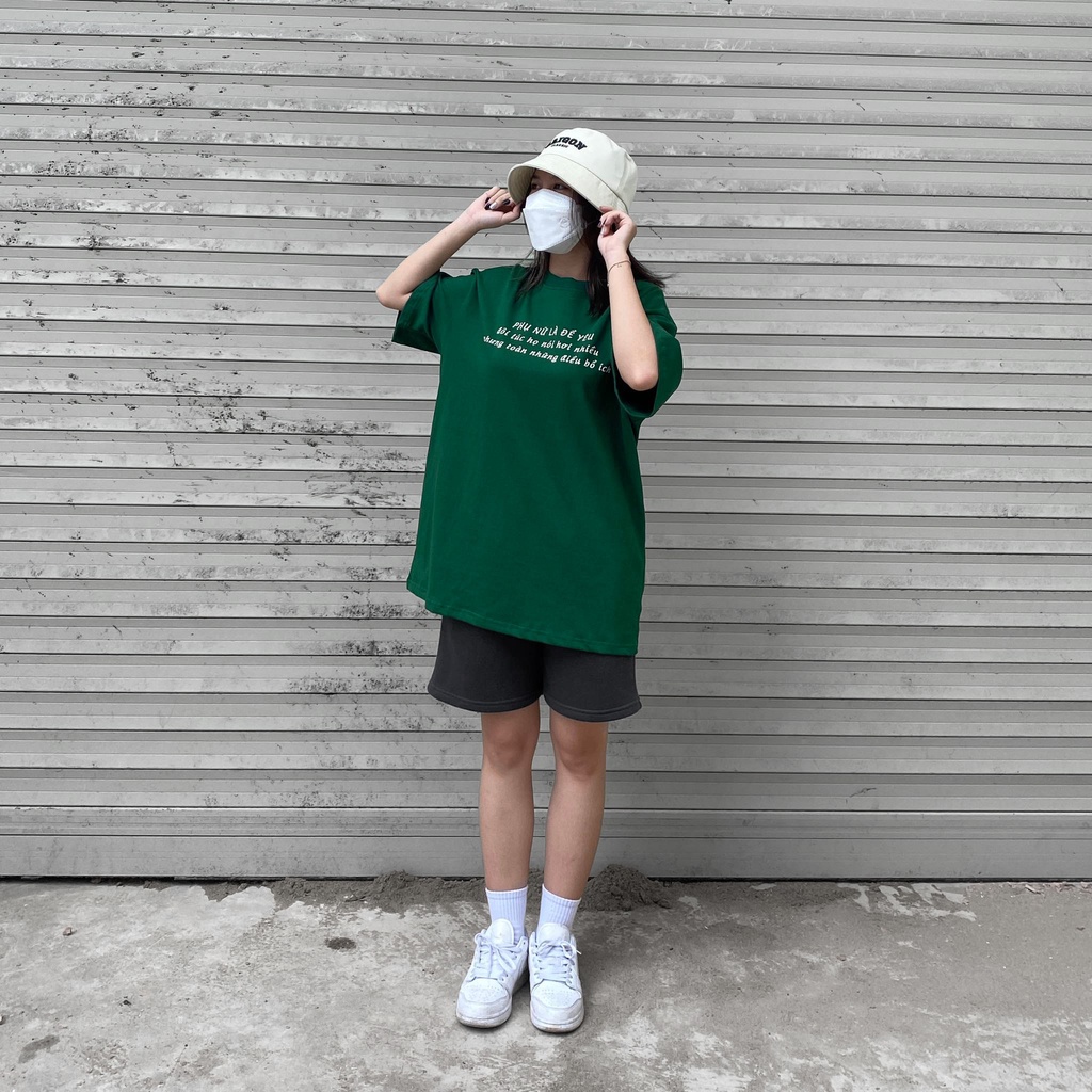 ÁO THUN FF FORM RỘNG 280 GSM YÊU PHỤ NỮ TEE