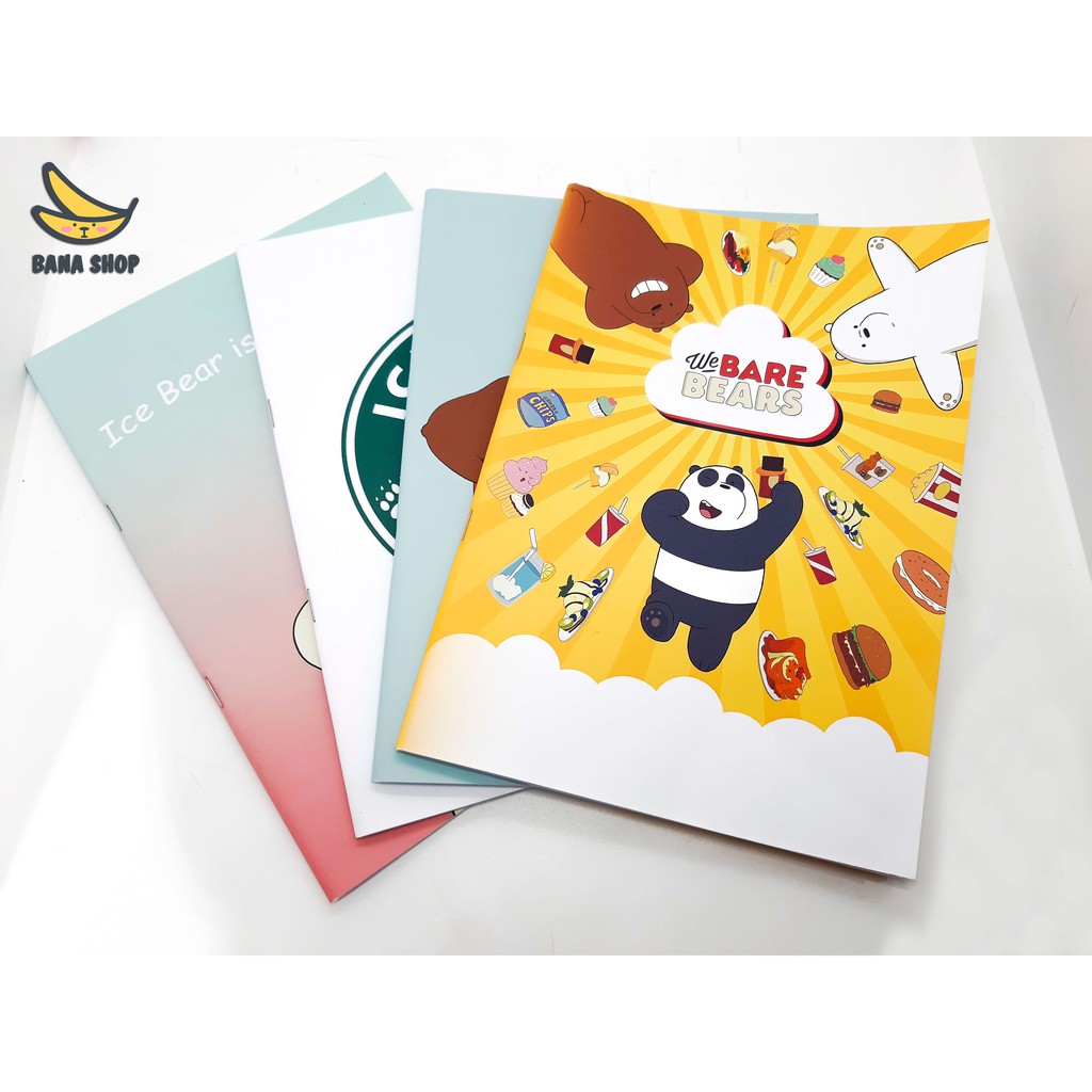 Tập vở We Bare Bears Chúng tôi đơn giản là gấu